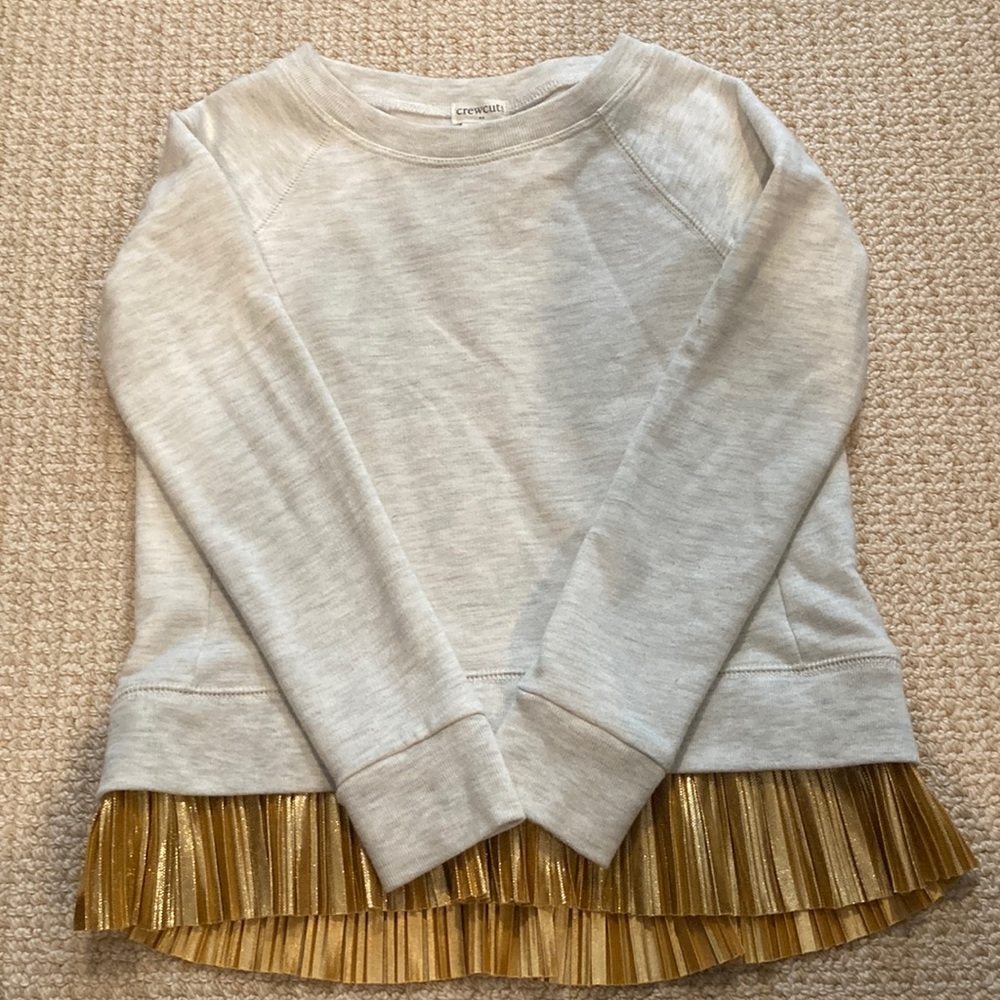 Sweatshirt with ruffle detail crewcuts size 6